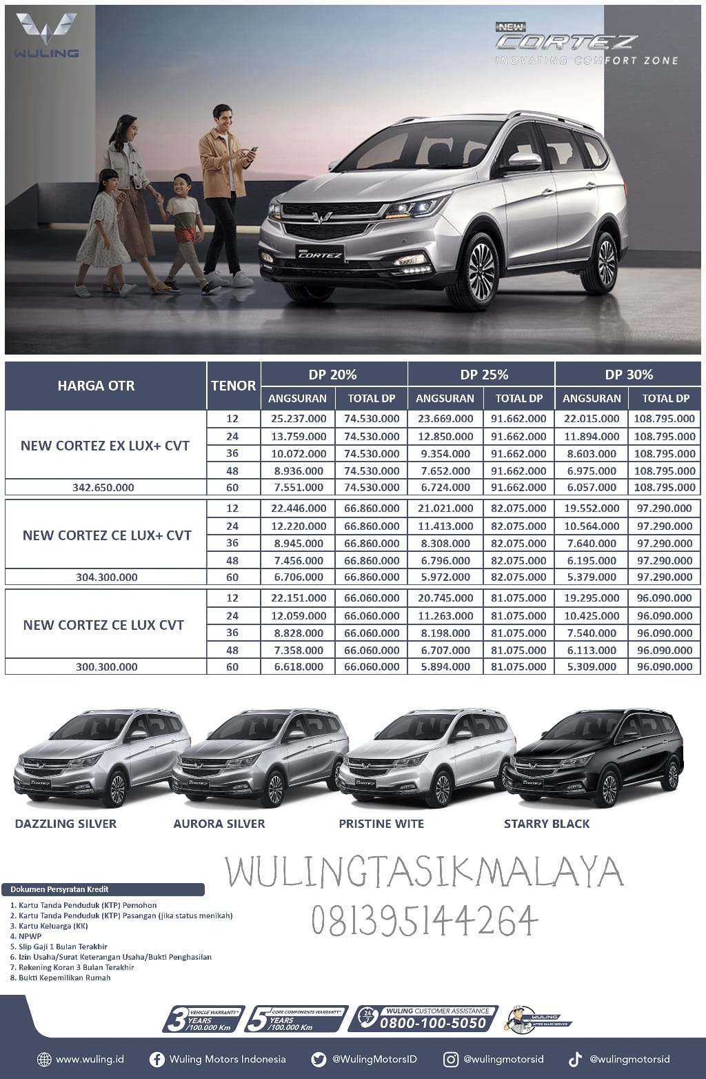 Promo wuling Cortez